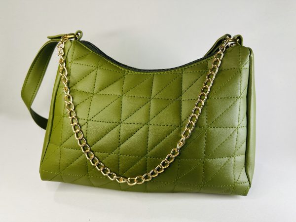 Green Color Women's Shoulder Bag