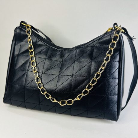 Home Page Black Color Women's Shoulder Bag