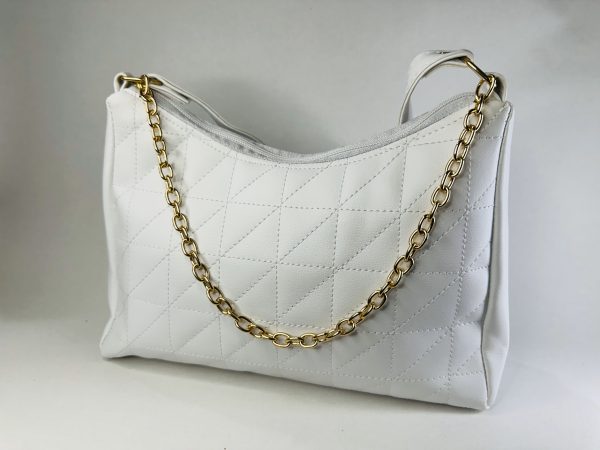 White Color Women's Shoulder Bag