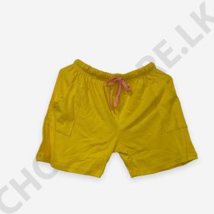 Yellow Color Women’s Hot short