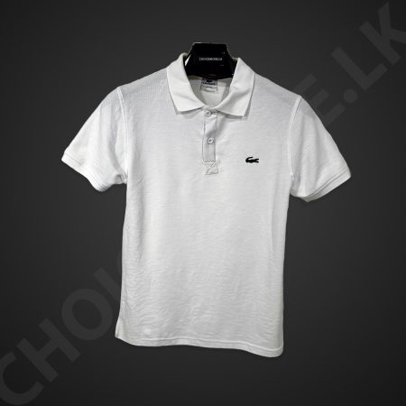 Men's White Polo T-Shirt