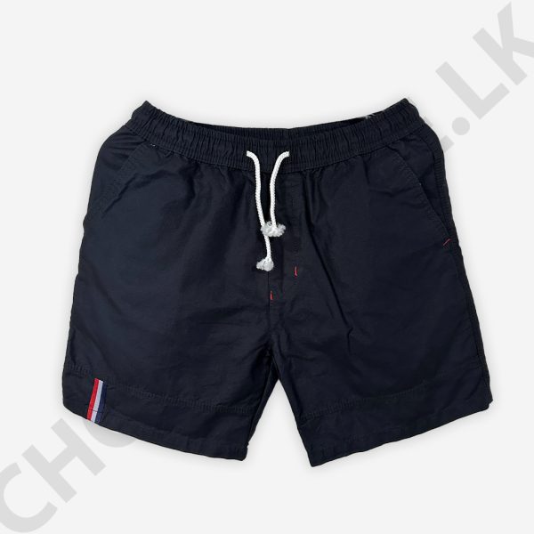 Black Color Men's Short