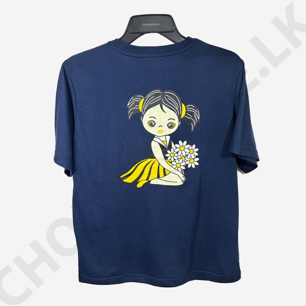 Oversized Baggy T-shirt Dark Blue