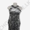 Halter Neck Midi Party Ash Color Dress - Image 4