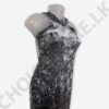 Halter Neck Midi Party Ash Color Dress - Image 3