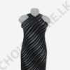 Halter Neck Midi Party Black Color Dress - Image 3