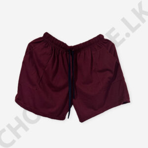 Maroon Color Women’s Hot short