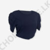 Puff  Sleeve Top Dark Blue Color - Image 3