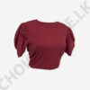 Puff  Sleeve Top Light Pink Color - Image 3