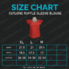 Cutlon Ruffle Sleeve Top Green Color - Image 2
