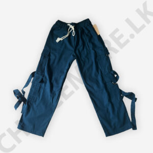 Cargo Pant Peacock Blue Color