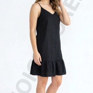 slip dress black color