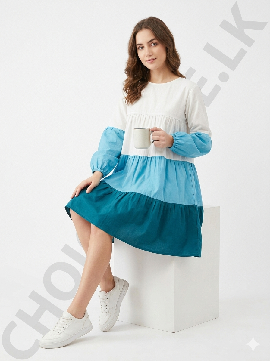 long sleeve short frock color long sleeve short frock color